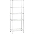 thumbnail image 1 of 5-Shelf Adjustable Storage Sheing Unit 200 Pound Loading Capacity per Shelf Steel Organizer Wire Rack 23.2 x 13.4 x 60 inches (LxWxH), 1 of 6