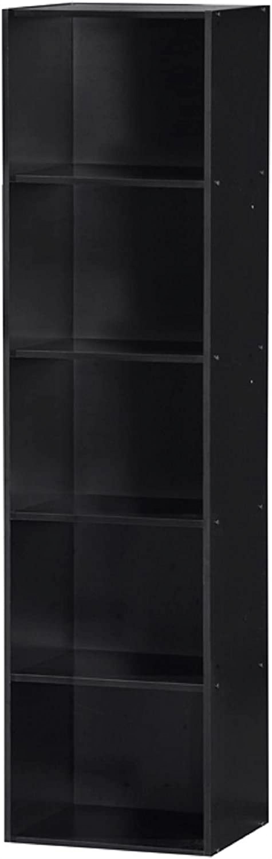 5 Shelf Bookcase, Black