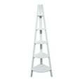 thumbnail image 1 of 5-Shelf Corner Ladder Bookcase - White, 1 of 2