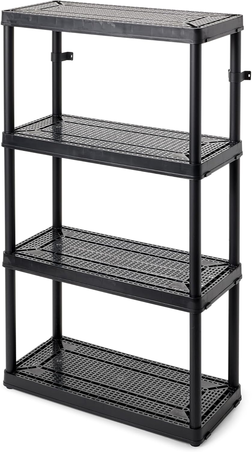 Fixed Storage Unit 5 Shelf Fixed Height Ventilated Medium Duty Storage Unit 14 x 32 x 72 ...