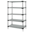 thumbnail image 1 of 5-Shelf Galvanized Steel Solid Shelving Unit, 18 x 36 x 63 in., 1 of 1