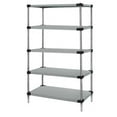 thumbnail image 1 of 5-Shelf, Galvanized Steel Solid Shelving Unit - 24 x 72 x 63 in., 1 of 1