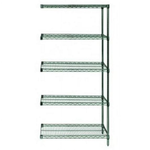 5-Shelf Proform Wire Shelving Add-On Unit - 18 x 48 x 54 in.