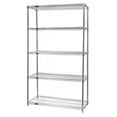 thumbnail image 1 of 5-Shelf Stainless Steel Wire Shelving Unit, 12 x 48 x 63 in., 1 of 1
