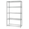 thumbnail image 1 of 5-Shelf, Stainless Steel Wire Shelving Unit - 12 x 72 x 86 in., 1 of 1