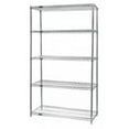 thumbnail image 1 of 5-Shelf, Stainless Steel Wire Shelving Unit - 14 x 30 x 86 in., 1 of 1