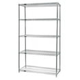 thumbnail image 1 of 5-Shelf, Stainless Steel Wire Shelving Unit - 30 x 72 x 63 in., 1 of 1