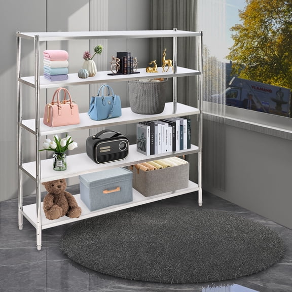 5 Shelf Steel Garage Shelving Unit Gladiator 180.08*44.95*180.08cm