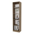 thumbnail image 1 of 5 Shelves Bookcase with Adjustable Shelves 71.1" Bookshelf with Open Cube for Home, 1 of 6