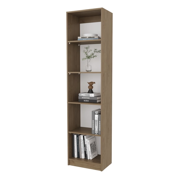 5 Shelves Bookcase with Adjustable Shelves 71.1" Bookshelf with Open Cube for Home