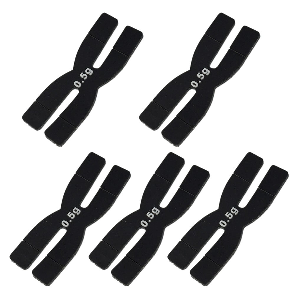 5 Silicone Weight Tape Strips for Badminton Racket Balance and Control ...