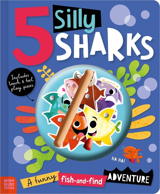 5 Silly Sharks, (Board Book)