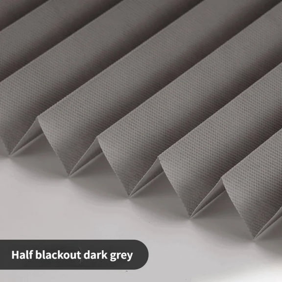 5 Size Self-adhesive Pleated Blinds Bathroom Balcony Shades Half Blackout Windows Curtains for Bedroom Living Room Balcony