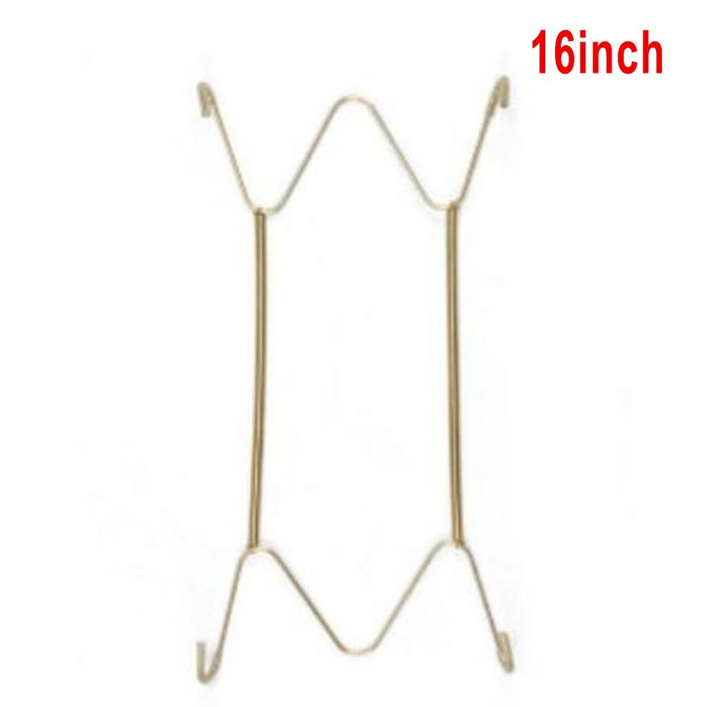 5 Size Wall Hanging Display Invisible Dish Rack Adjustable Leaf Spring