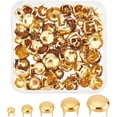 thumbnail image 1 of 5 Sizes 200PCS Claw Rivet Nailheads Spots Stud Round Dome Studs Metal Mushroom Head Spike Prong Nail, 1 of 9