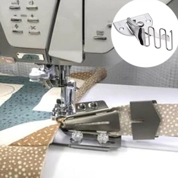 5 Sizes Curve Edge Bias Binder Sewing Machine Accessory, Adjustable Double Fold Binder With Steel Material For Precise Fabric Binding, 5 Optional Specifications (22Mm/5.5Mm,