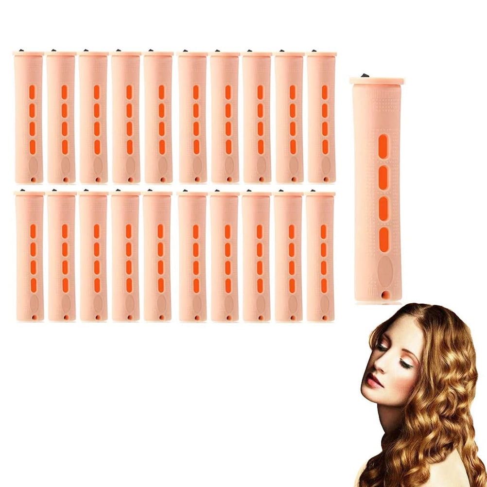 Roller Set Rods 5 Sizes Hair Rollers Set 20 Pcs Plastic Cold Wave Rods - Walmart.com