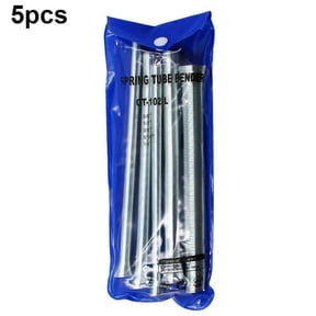 5 Sizes Spring Pipe Bender Set Spring Steel Tube Bend Tool for Copper Aluminum AC Refrigerant Pipes