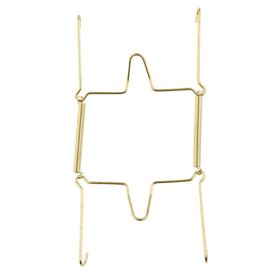 5 Sizes Wall Display Invisible Dish Hangers Adjustable Plate Spring Holder 1/5pc
