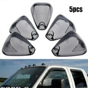 5 Smoke Cab Roof Running Marker Light Cover Lens For Ford F-250 F-350 Super Duty