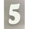 5" Smooth EPS Foam Letters Alphabet Numbers for Crafts Party Signs