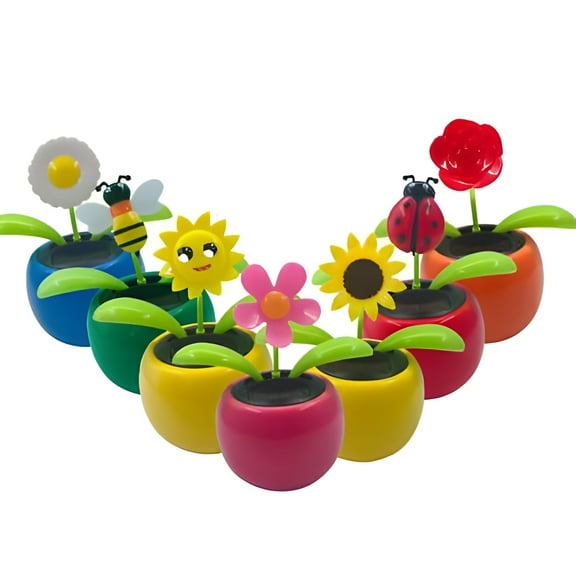 5 Solar Dancing Flower, Assorted Colors