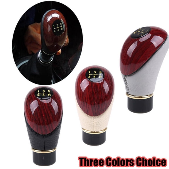 5 Speed Car Gear Shift Knob Head Universal Gear Stick Handball Manual Shifter Lever Shift Knobs Car Part Beige Fangkenuo