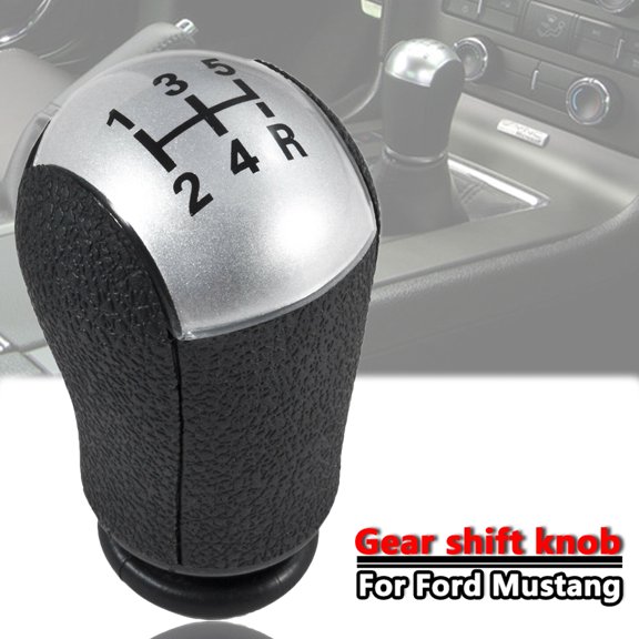 5 Speed Car Shift Knob Stick Shifter Lever for 2005-2012 Ford Focus Mustang Auto