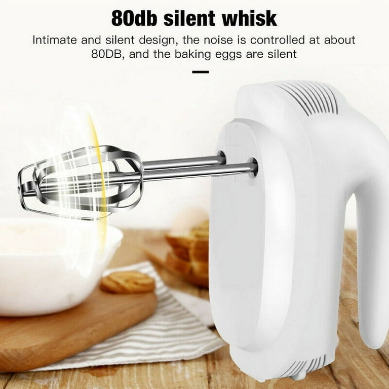 Electric Handheld Mixer Whisk 5 Speed Hand Kitchen Egg Beater Cream Cake  Blender