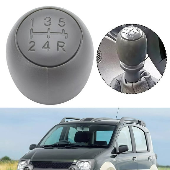 5 Speed Gear Shift Knob Cover Cap For Fiat For Panda 169 2003-2011