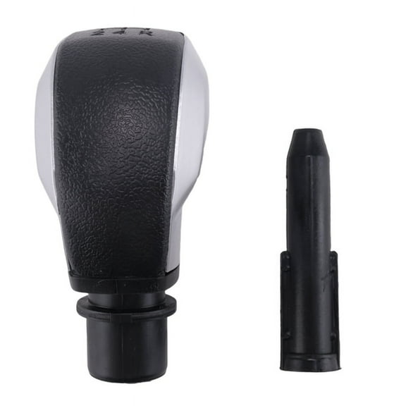5-Speed Gear Shift Knob Head Shifter Black Silver for 605 406 205 407 XSARA,1 x 5 Speed MT Gear Shift Knob 1 x Lining(The style is random, you cannot choose the specified style),Black & silver