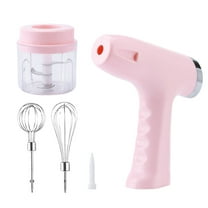 5-Speed Hand Mixer - Multi-Purpose Food Beater - USB Rechargeable Milk Frother, Portable Kitchen Tool