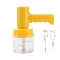 5-Speed Hand Mixer - Multi-Purpose Food Beater - USB Rechargeable Milk Frother, Portable Kitchen Tool