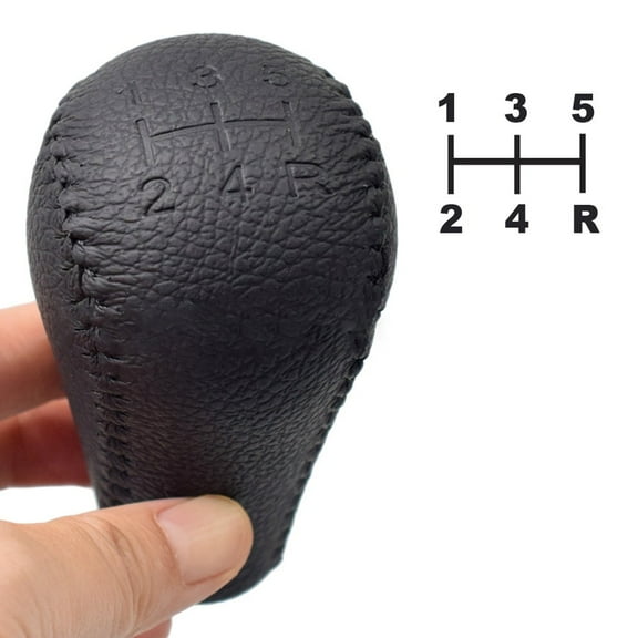 5 Speed Leather Gear Shift Knob for Nissan for Patrol for Safari Y61 2004 - 2007