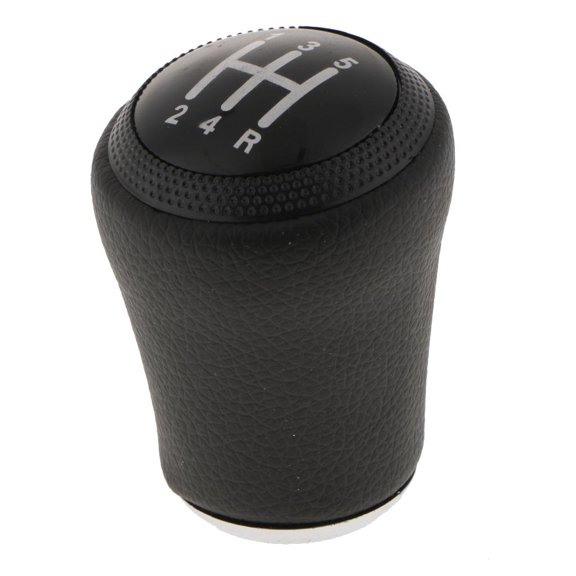 5 Speed Manual Car Gear Knob Lever Stick Pen For A4 A6 A8 Leather