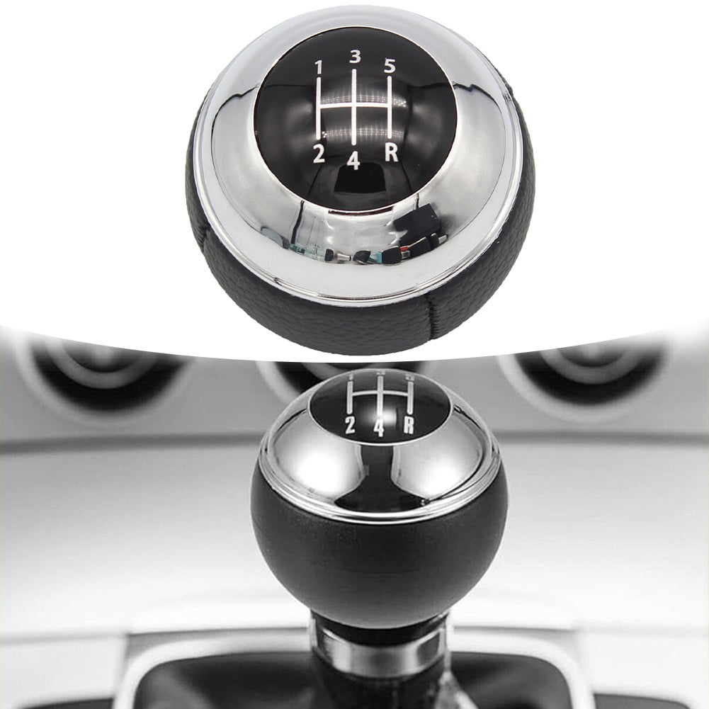 5 Speed Manual Gear Shift Knob for MINI R50 Cabrio R52 - Black Silver ...