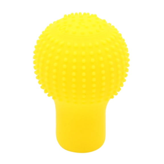 5 Speed Yellow Silicone Lever Gear Shift Shifter Knob Cover Portector for Car