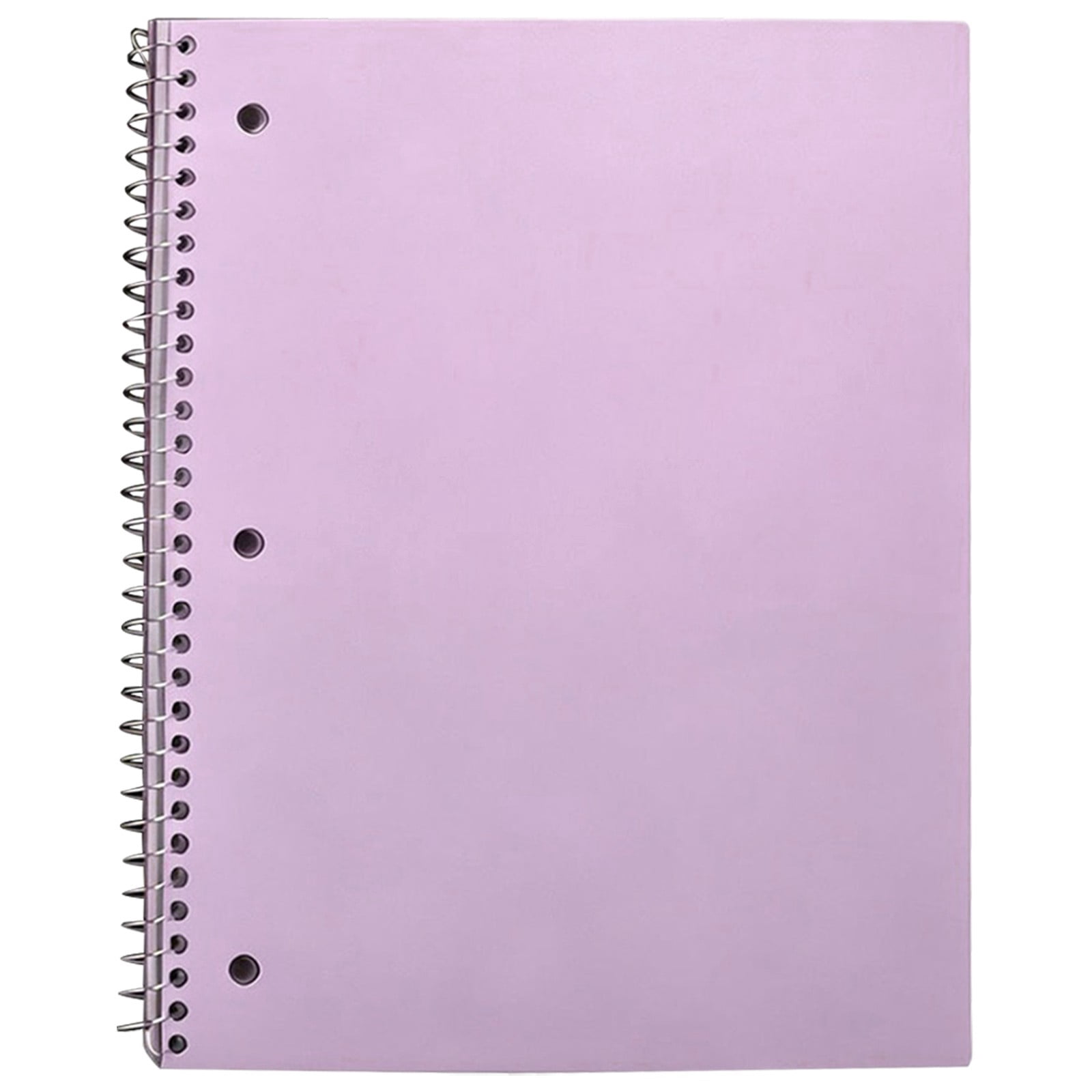 Under $5 Spiral Notebook, 3 Hole Notebook with Color Cover, Perforated ...