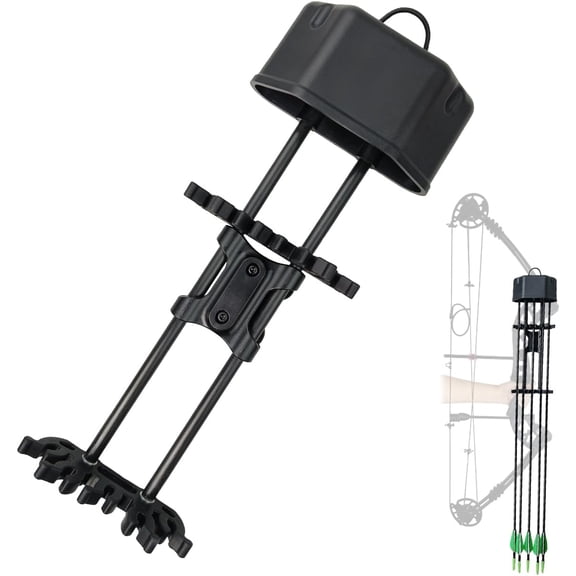 5 Spot Arrow Quiver for Compound Bow Quick Detach Mounted Bracket Potable Arrow Quiver for Shooting&Hunting