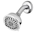 5Spray 3.8 in. Single Wall Mount 1.8 GPM Fixed Shower Head in Chrome