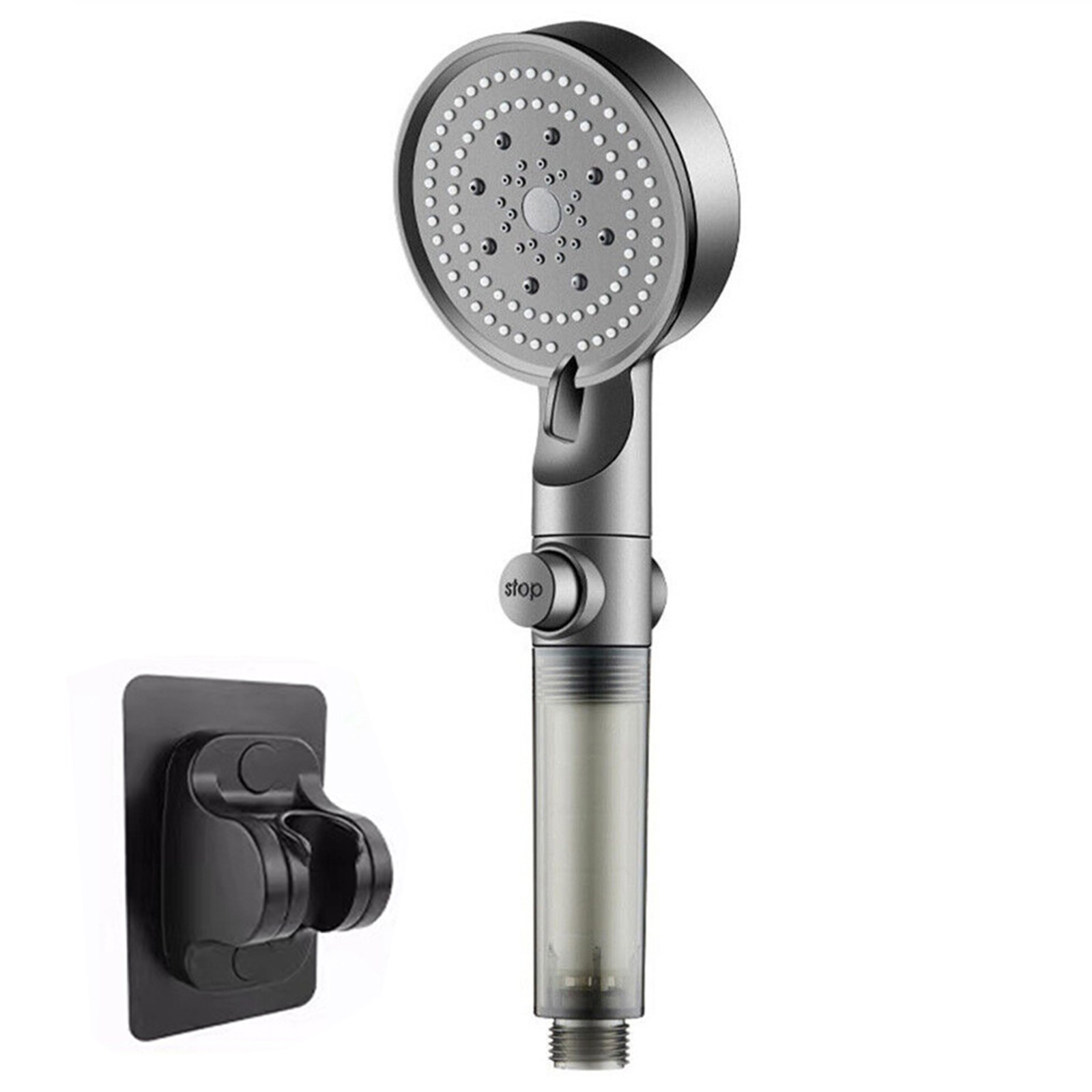 5 Spray Modes HighPressure Handheld ShowerHead with Carbon Filter Save