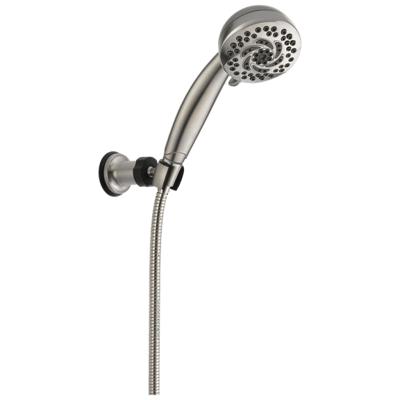5-Spray Premium Fixed Wall-Mount Hand Shower in Stainless 55436-SS-PK
