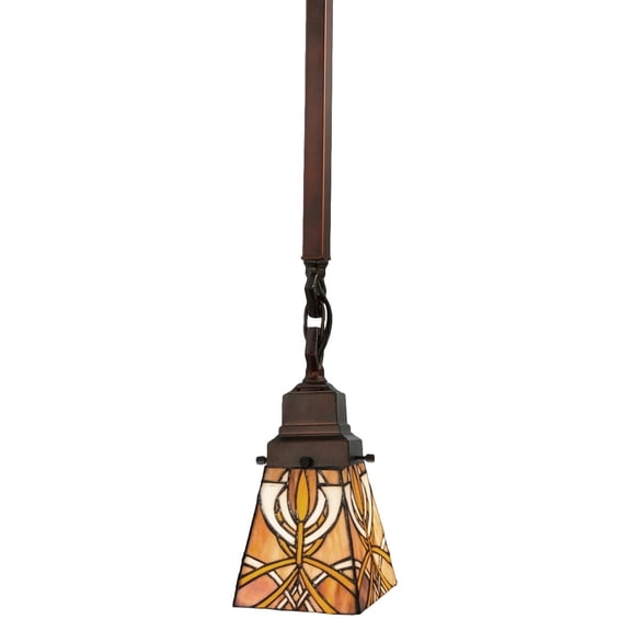 5"Sq Glasgow Bungalow Mini Pendant