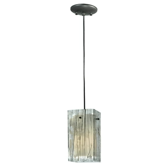 5"Sq Metro Fusion Branches Quadrato Mini Pendant