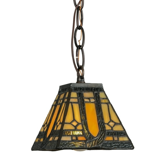 5"Sq Sierra Prairie Mission Mini Pendant