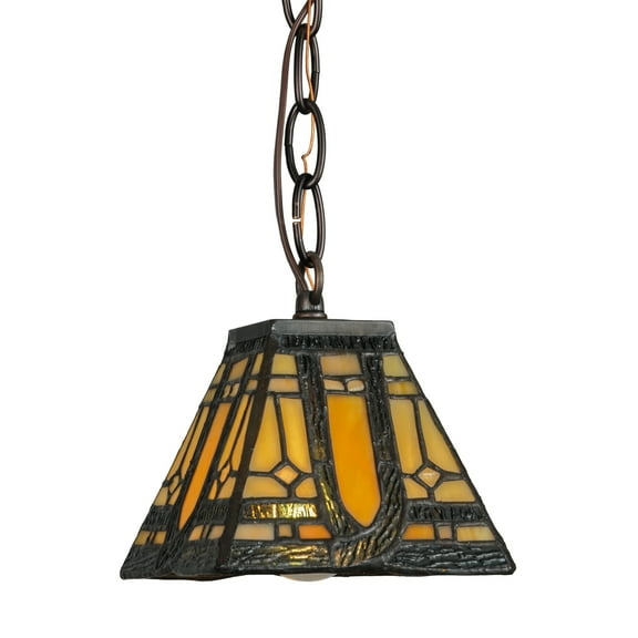 5"Sq Sierra Prairie Mission Mini Pendant