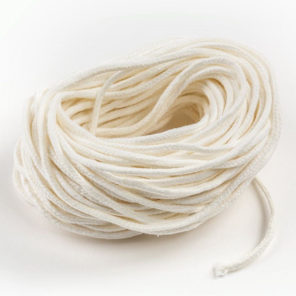 #5 Square Braid Candlemaking Wicking for Pillar Candles 6" and Over 25 Yards
