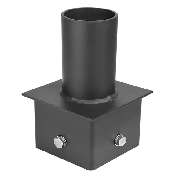 5" Square Pole Tenon Adaptor with 2-3/8" O.D Tenon for Slip Fit Area Light