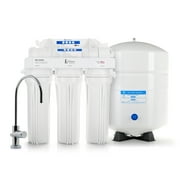 5 Stage Premium Reverse Osmosis System Complete 100 GPD With Filters Faucet & Tank
