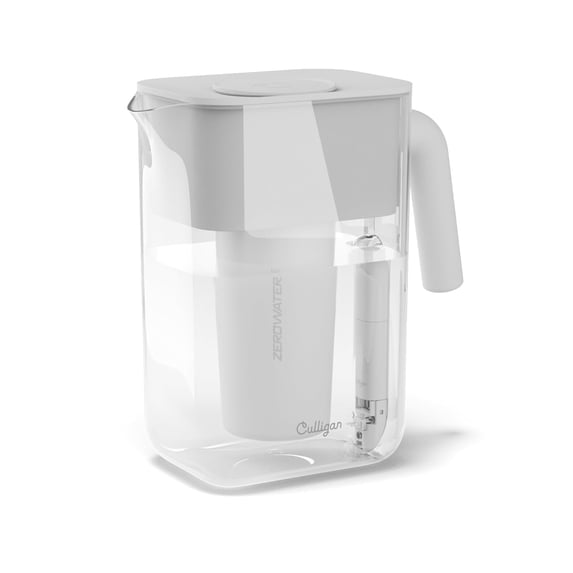 5-Stage Water Filter Dispenser, 32-Cup Capacity with Advanced Filtration to Reduce Lead, PFAS, Mercury, Fluoride, and Chlorine